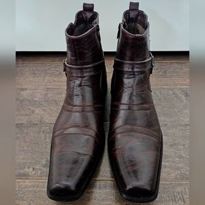 Bonafini Leather Men's Dress Boots sz 11